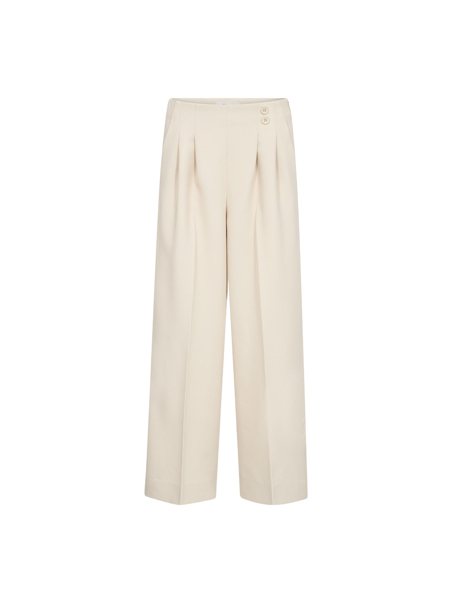 AcileCC Pleat Pant - Bone - Co'couture