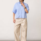 KaioCC Stripe SS Shirt - Pale Blue