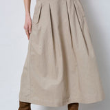 LeilaCC Anya Pleat Skirt - Bisquit