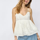 LeyaCC Singlet - White