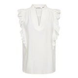 HeraCC Frill SS V-Top - White