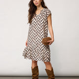 MemphisCC Sunrise Crop Dress - Off white