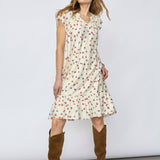 MarisCC Sunrise Crop Dress - Off white