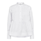 PoppyCC LS Flare Blouse - White