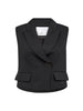 AliniCC Wrap Vest - Black