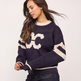 RowCC Coco Logo Knit - Navy