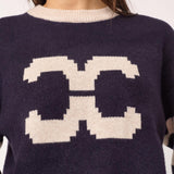 RowCC Coco Logo Knit - Navy