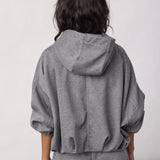 LanceCC Balloon Hoodie - Mid Grey Melange