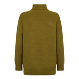 RowCC Rib Padded Roll-Neck Knit - Fern Green