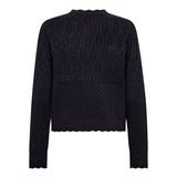 32130 RowCC Pointelle Cardigan - Navy
