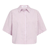 SigridCC Stripe SS Shirt - Rosebloom