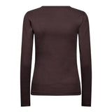 GrannyCC LS Tee - Dark Brown