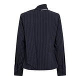 LicaCC Pin Scarf Shirt - Navy