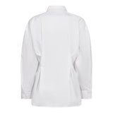 DaliaCC Tie Pleat Shirt - White