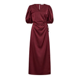 SafiraCC Wrap Dress - Wine Red