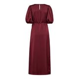 SafiraCC Wrap Dress - Wine Red
