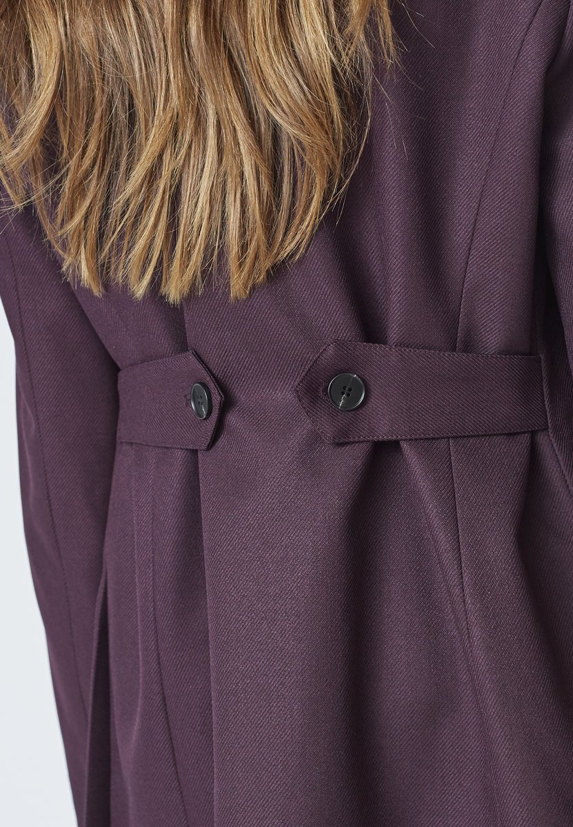 AlmiraCC Fitted Blazer - Plum - Co'couture