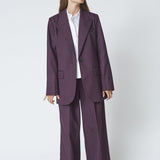 AlmiraCC Fitted Blazer - Plum - Co'couture
