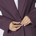 AlmiraCC Fitted Blazer - Plum - Co'couture