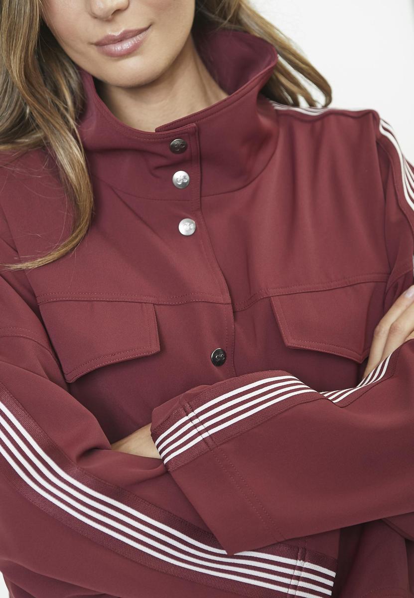 AminaCC Box Jacket - Burgundy - Co'couture