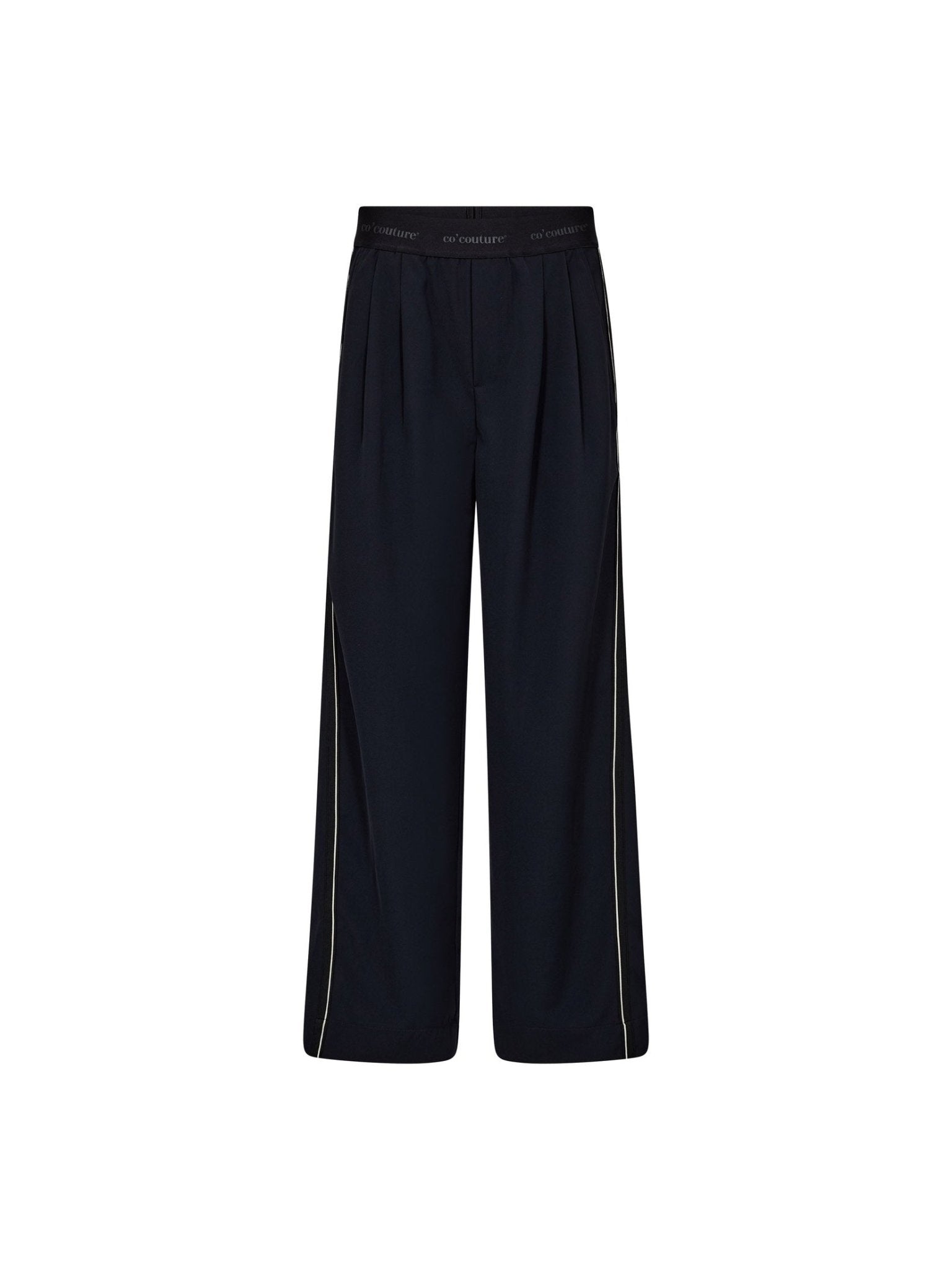 AminaCC Split Panel Pant - Navy - Co'couture