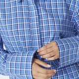 AngelicaCC Check Shirt - Blue - Co'couture
