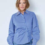AnizaCC Asym Shirt - New Blue - Co'couture
