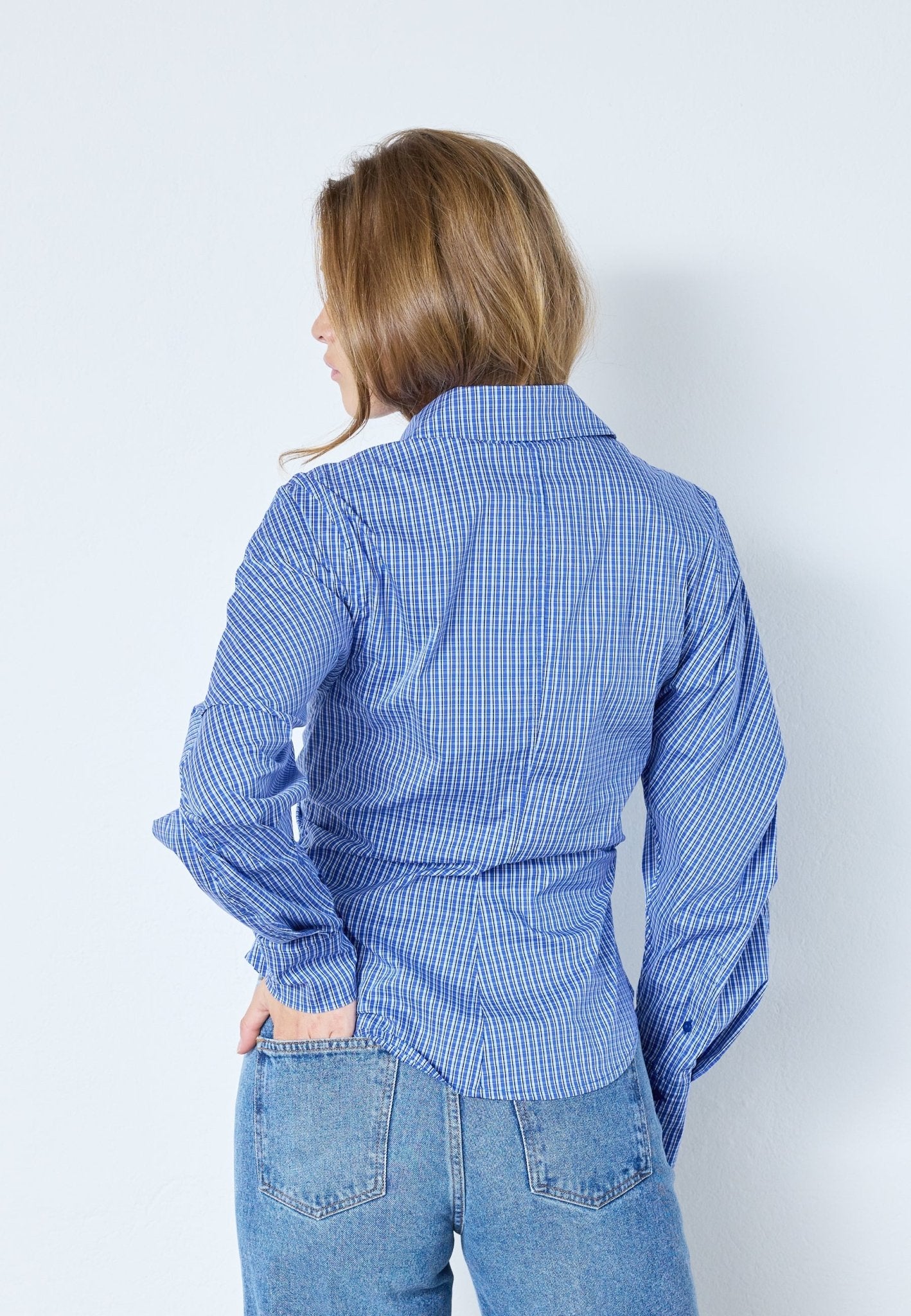 AnizaCC Asym Shirt - New Blue - Co'couture