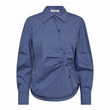 AnizaCC Asym Shirt - New Blue - Co'couture
