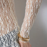 BarbCC O - Neck Blouse - Off white - Co'couture