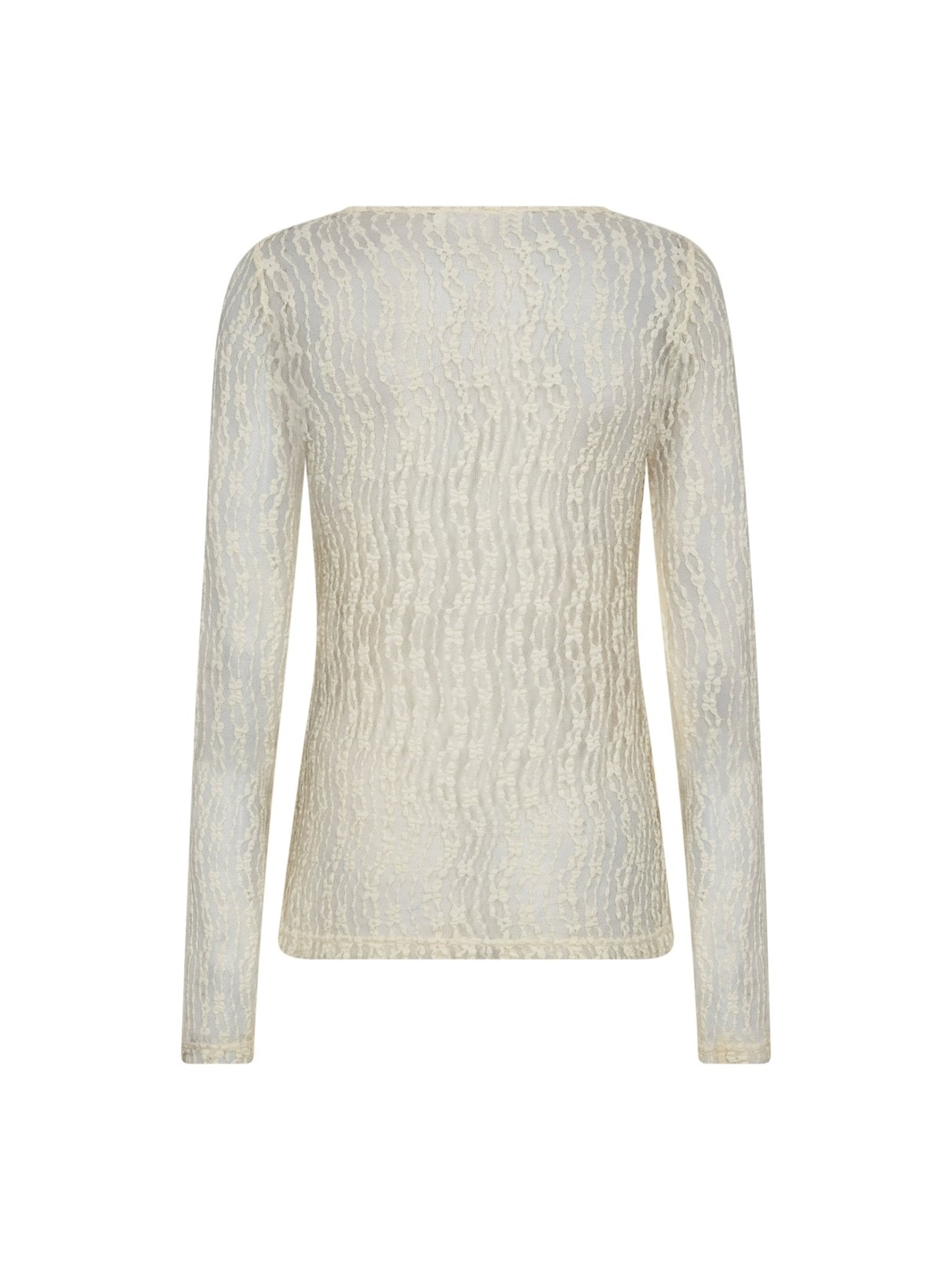 BarbCC O - Neck Blouse - Off white - Co'couture