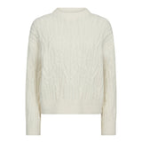 BenalCC Cable O - Knit - Off white - Co'couture