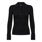 BonnyCC Polo LS Knit - Black - Co'couture
