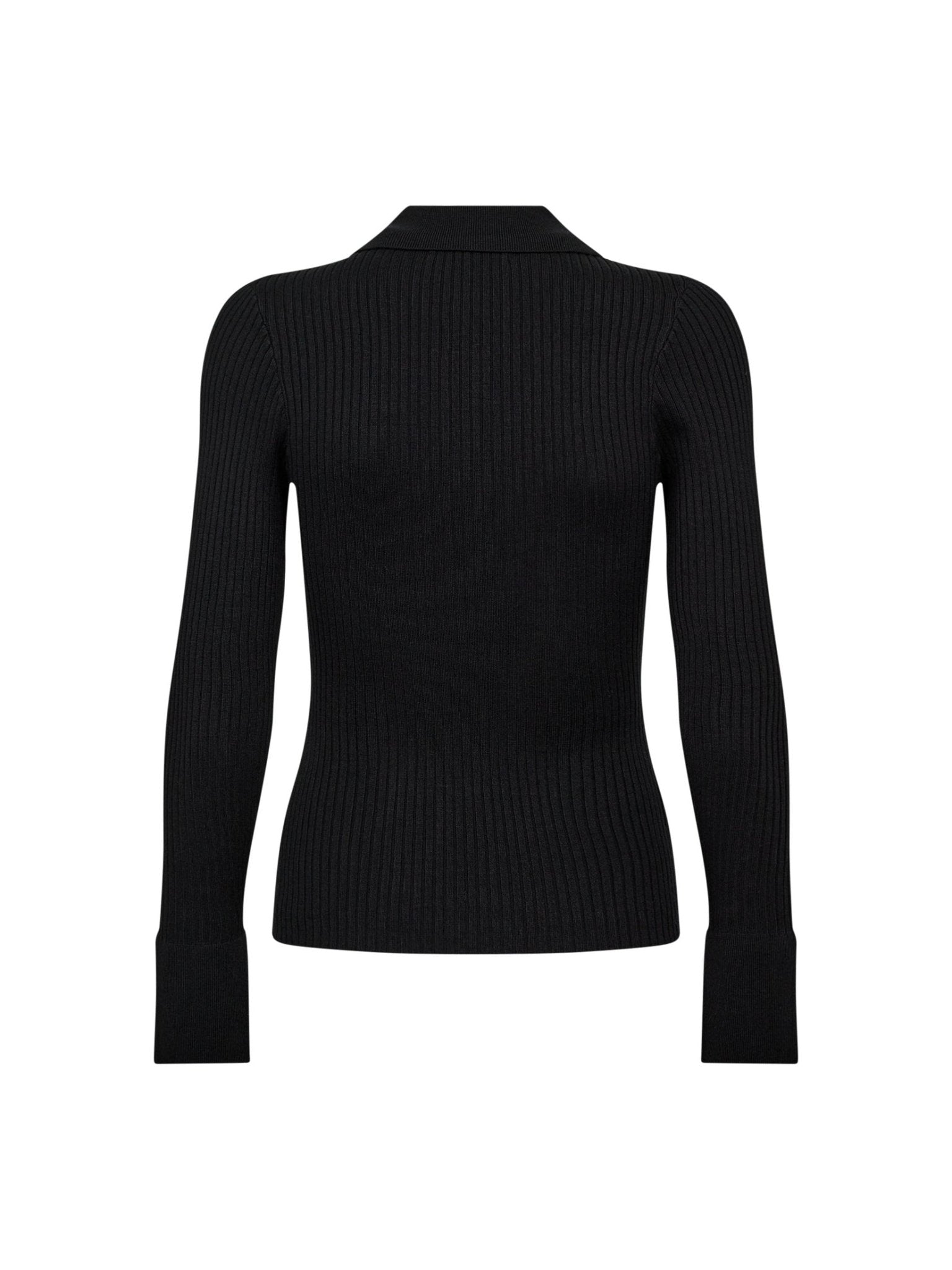BonnyCC Polo LS Knit - Black - Co'couture