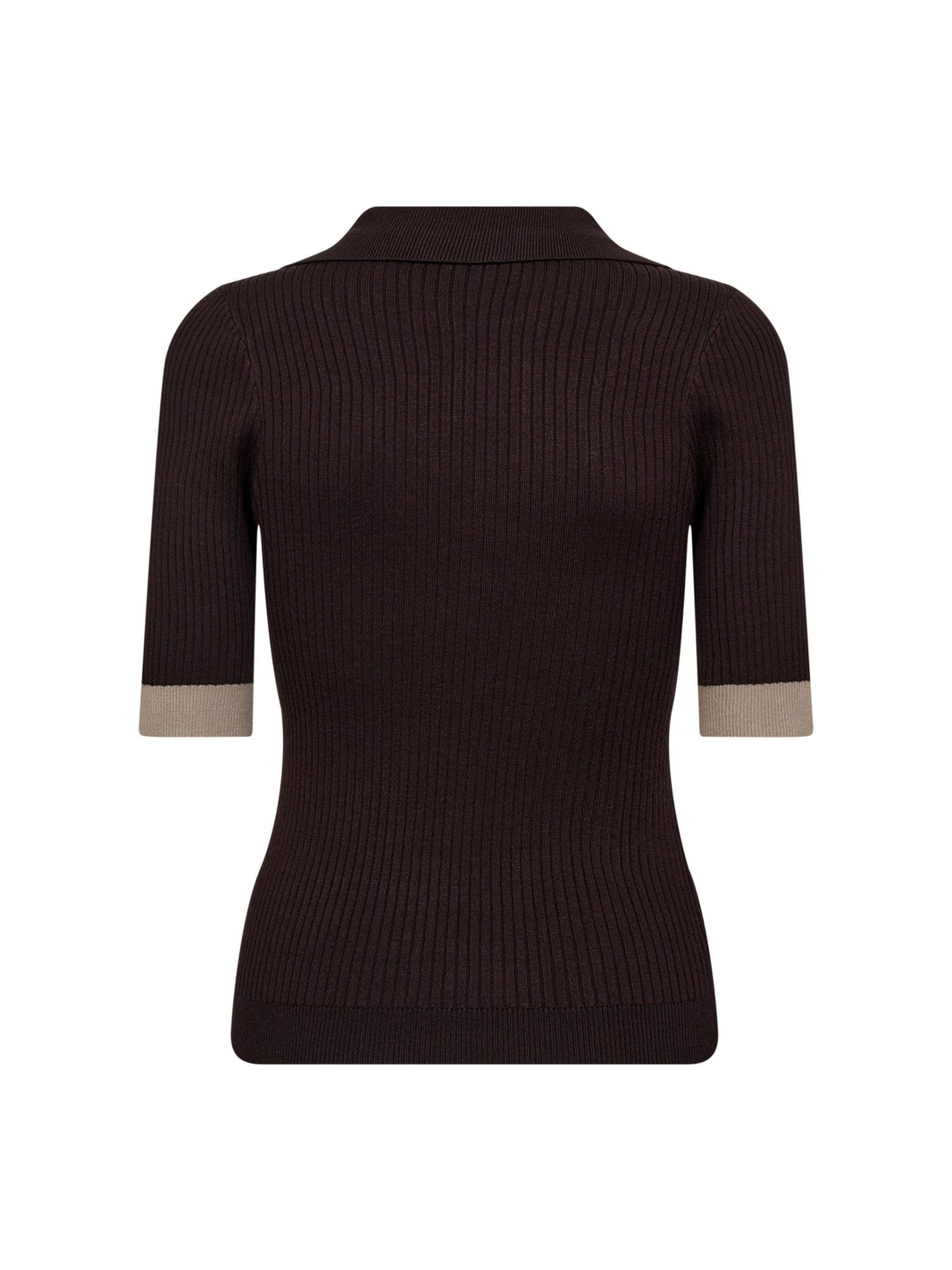 BonnyCC Polo SS Knit - Mocca - Co'couture
