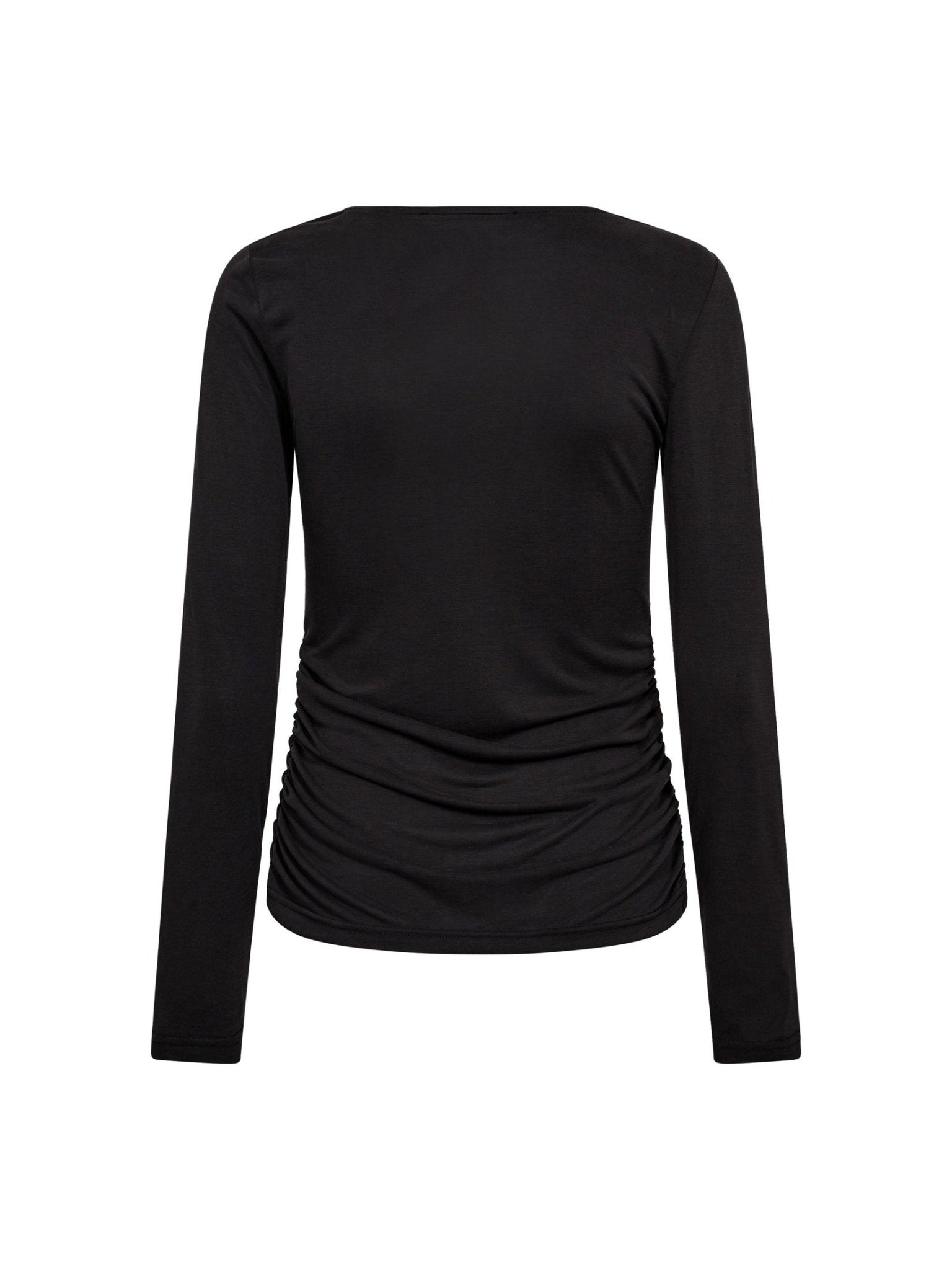 CamillaCC LS V - Blouse - Dark Grey - Co'couture