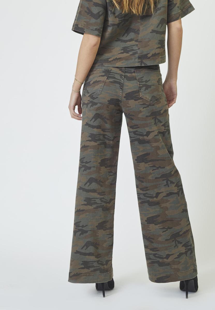 CamouCC Denim Wide Jeans - Camouflage - Co'couture