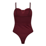 ColtonCC Corsage Body - Winered - Co'couture