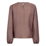 ConnyCC Drape Blouse - Old Rose - Co'couture