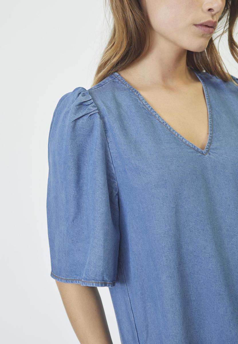 DenimCC V - Dress - Denim blue - Co'couture