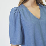 DenimCC V - Dress - Denim blue - Co'couture