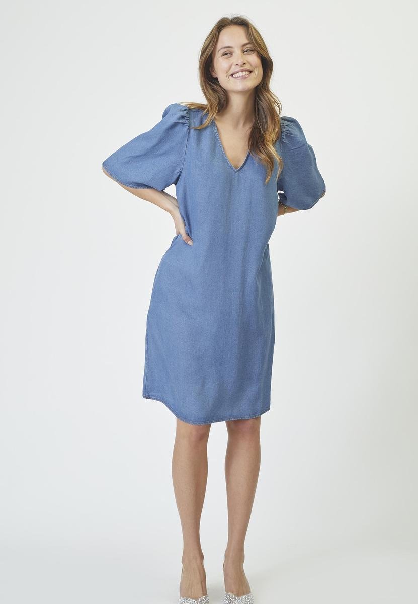 DenimCC V - Dress - Denim blue - Co'couture