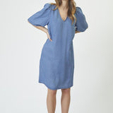 DenimCC V - Dress - Denim blue - Co'couture