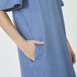 DenimCC V - Dress - Denim blue - Co'couture