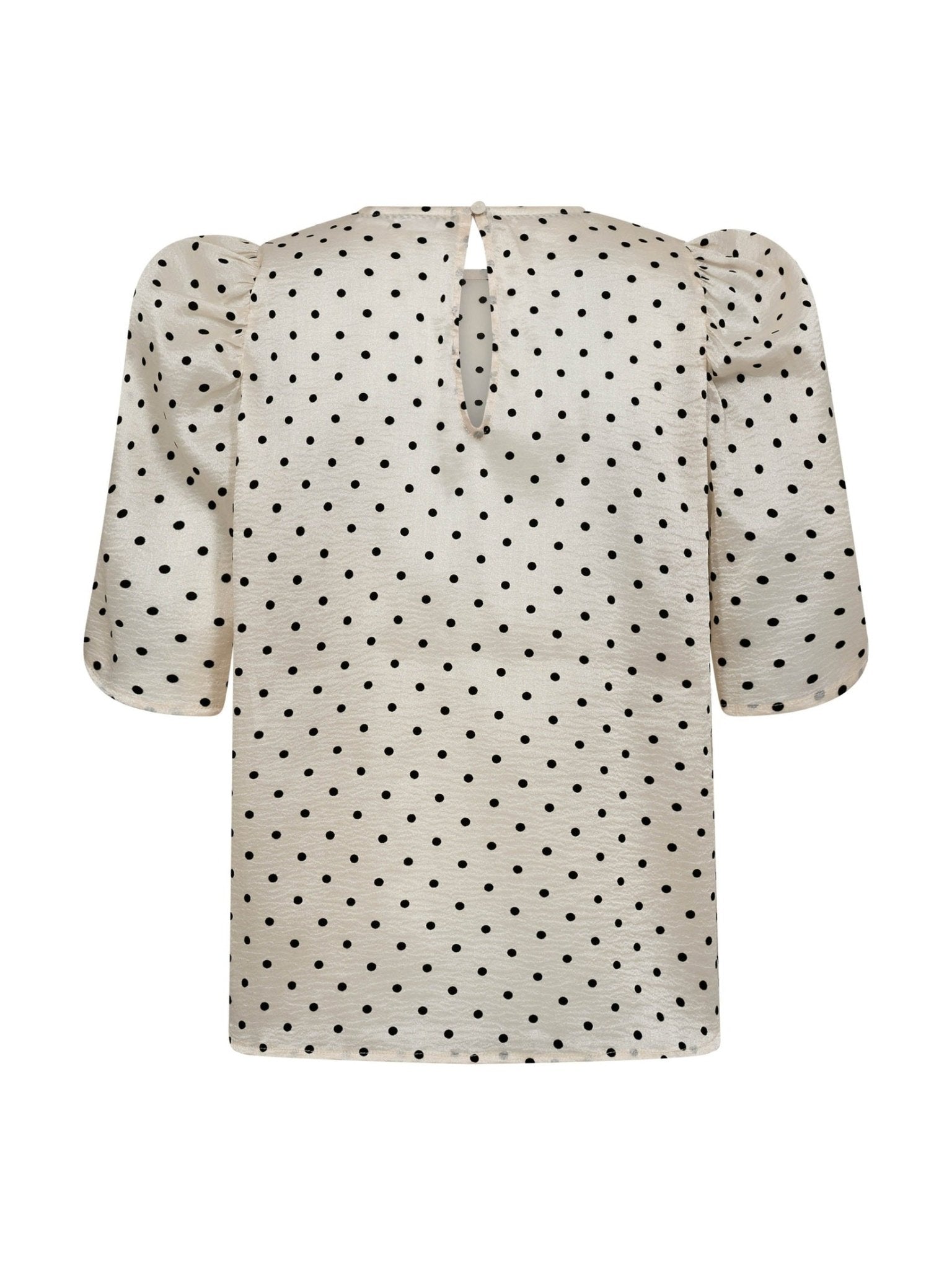 DilanCC Dot SS Blouse - Powder - Co'couture