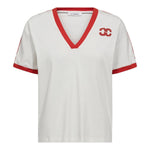 EdgeCC Stripe V - Tee - Offwhite Flame - Co'couture