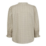 ElsyCC Frill SS Blouse - Bone - Co'couture