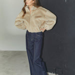 FeraCC Faux Fur Jacket - Creme - Co'couture