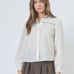 FranciscaCC Dot Shirt - Off white - Co'couture