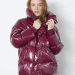 GlossyCC Puffer Jacket - Plum - Co'couture